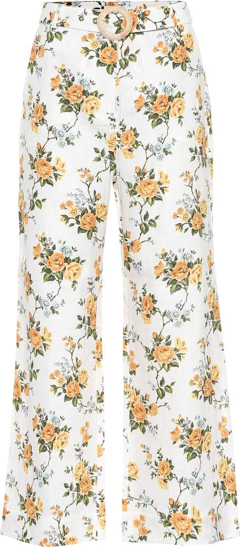 Zimmermann Golden linen trousers