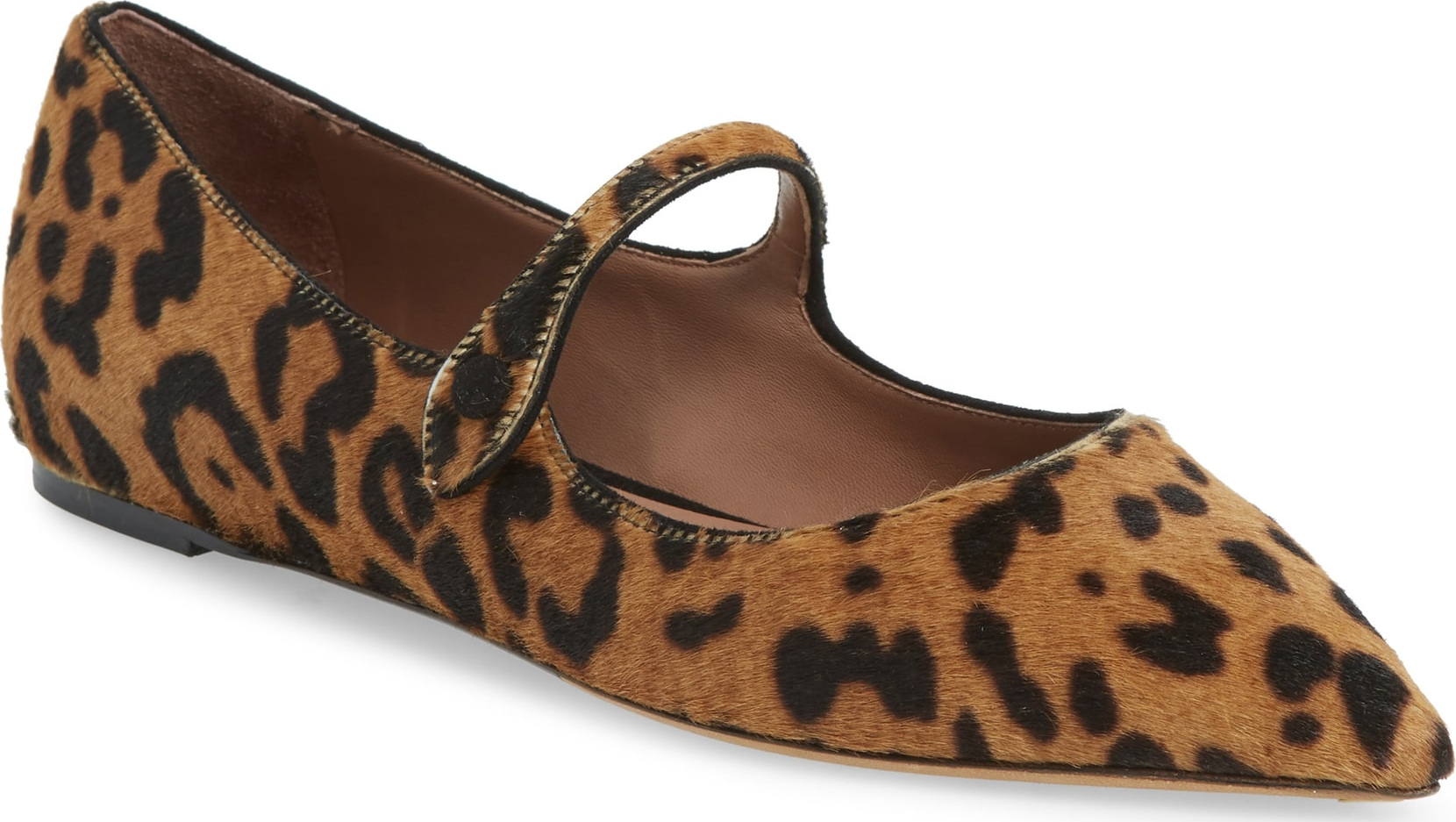 Tabitha Simmons Hermione Genuine Calf Hair Mary Jane Flat