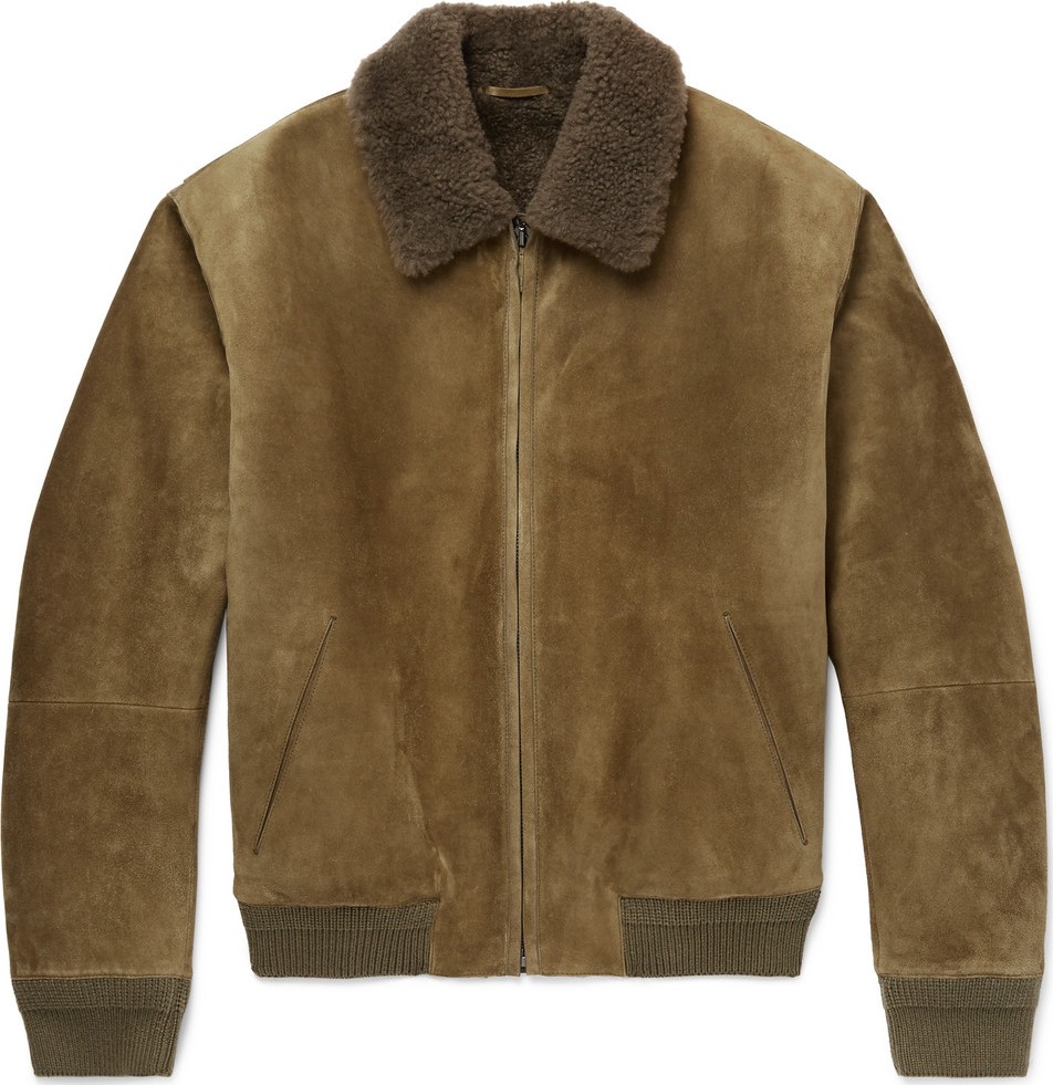 Berluti Shearling Bomber Jacket