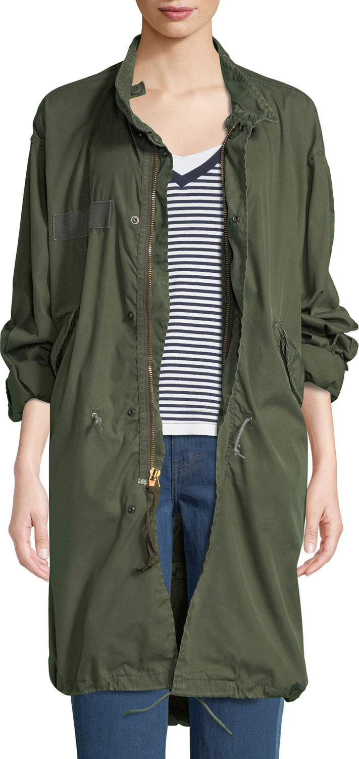 Elizabeth And James Vintage One-of-a-Kind Fishtail Parka Jacket