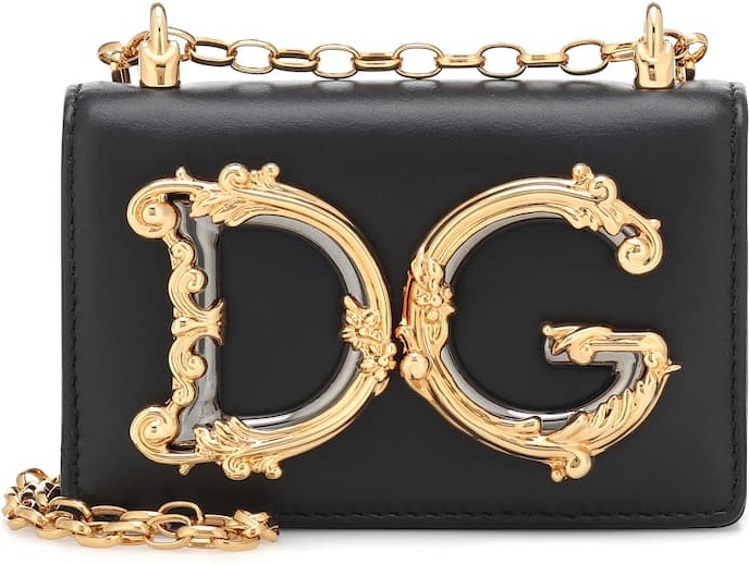 Dolce & Gabbana DG Girls Mini leather shoulder bag