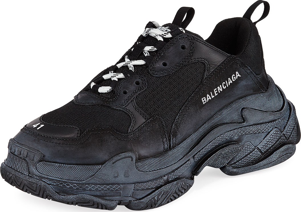 Balenciaga Nylon Double Mousse Sneakers