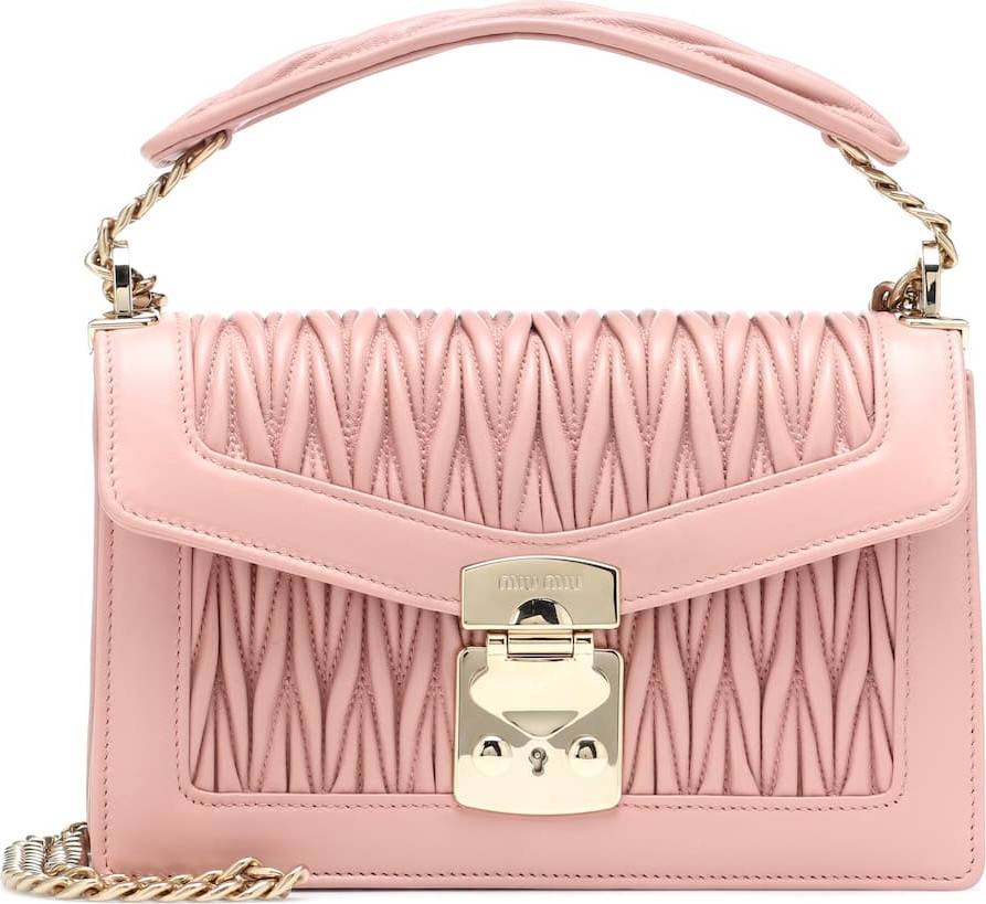Miu Miu Confidential leather shoulder bag