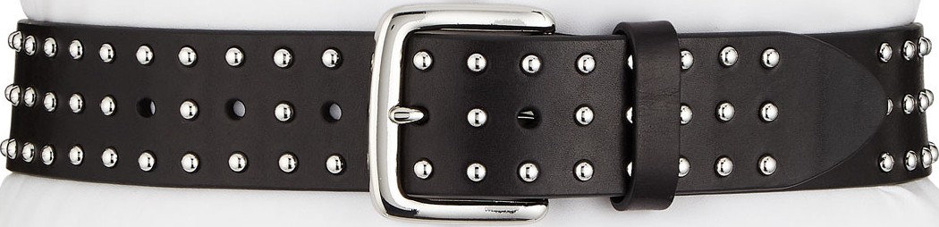 FRAME DENIM Studded Leather Belt
