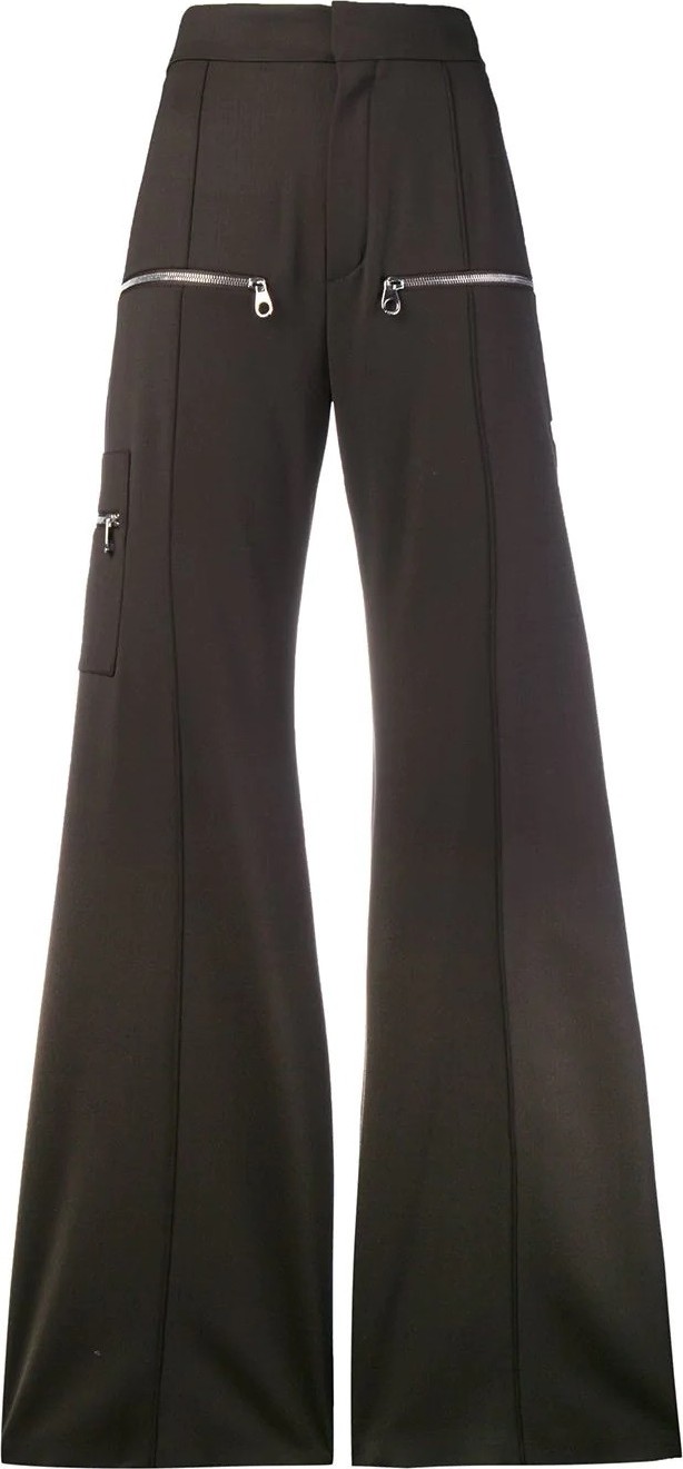 Chloe super flared trousers