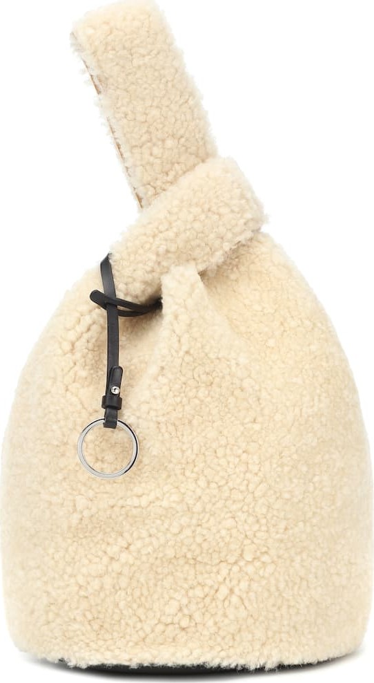Jil Sander Shearling tote