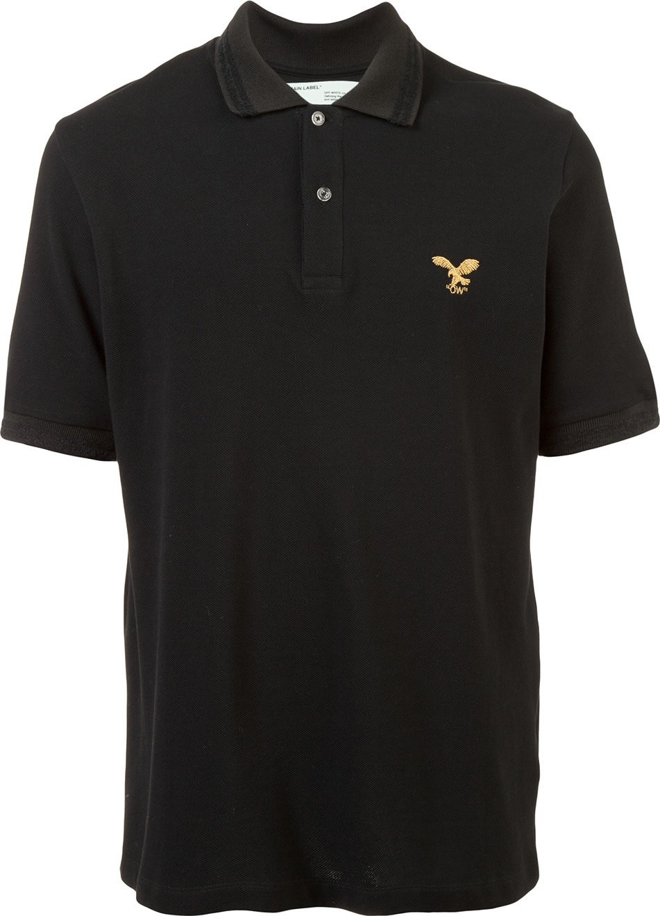 Off White bird logo polo shirt