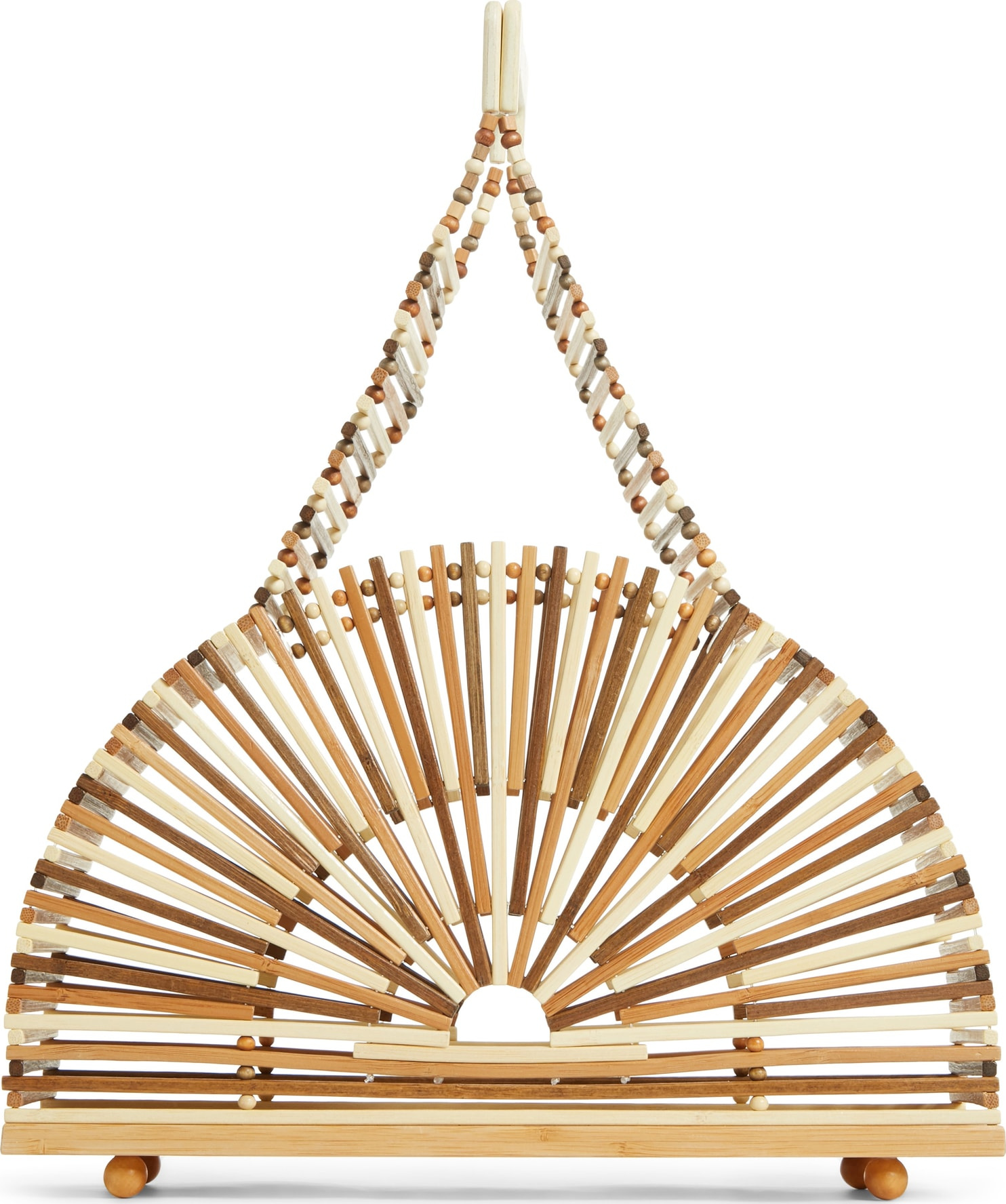 Cult Gaia Small Dome Bamboo Handbag
