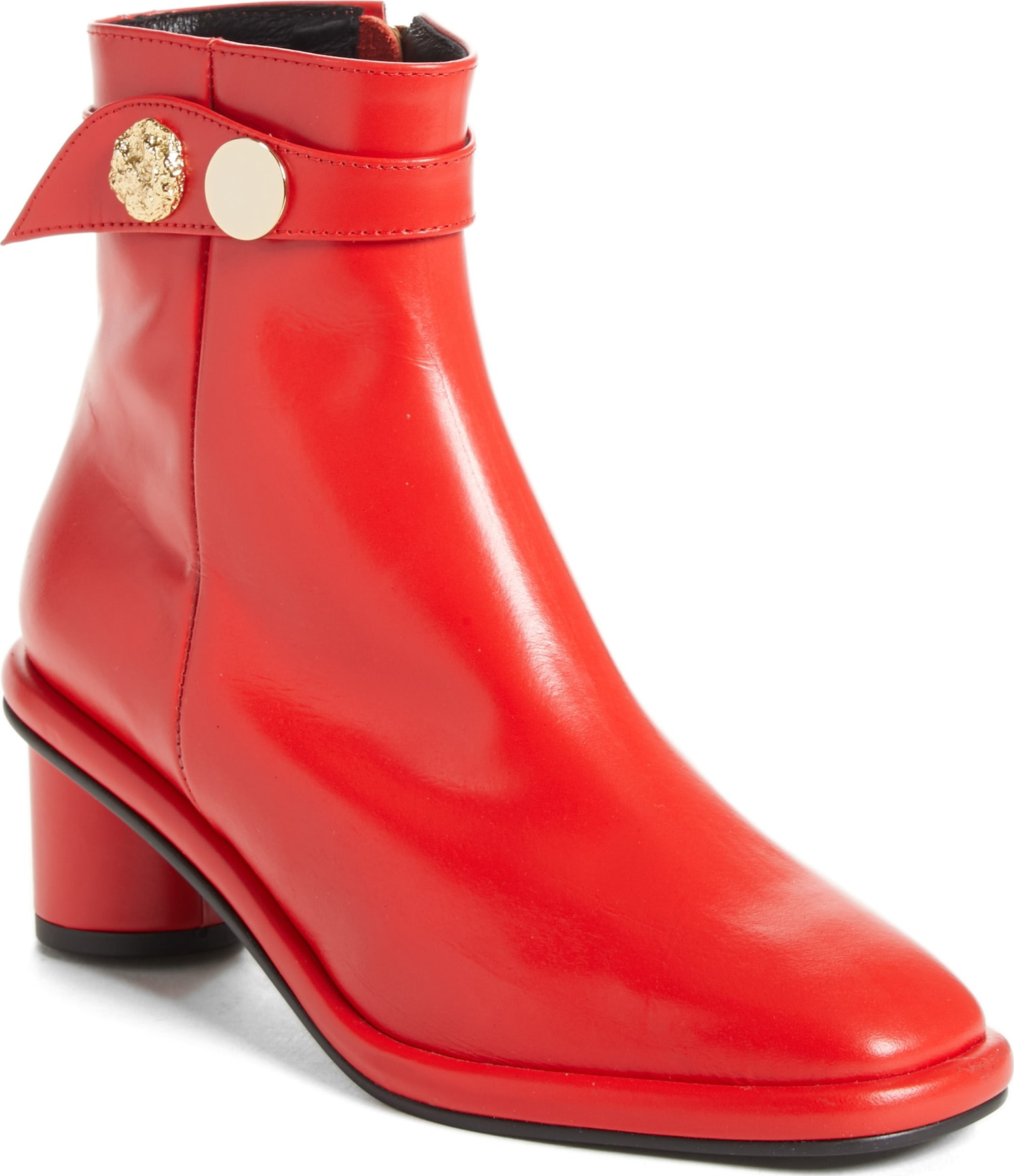 Reike Nen Gold Hardware Ankle Boot