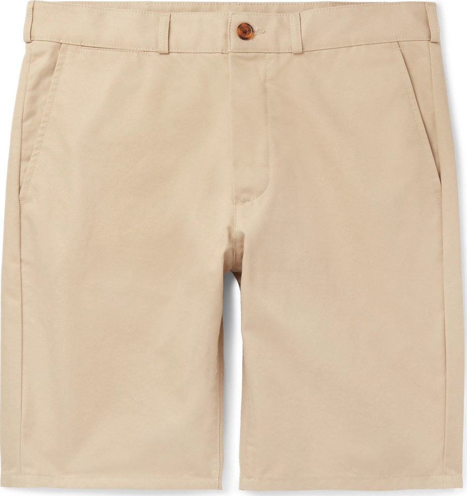 Maison Kitsune Cotton-Twill Chino Shorts