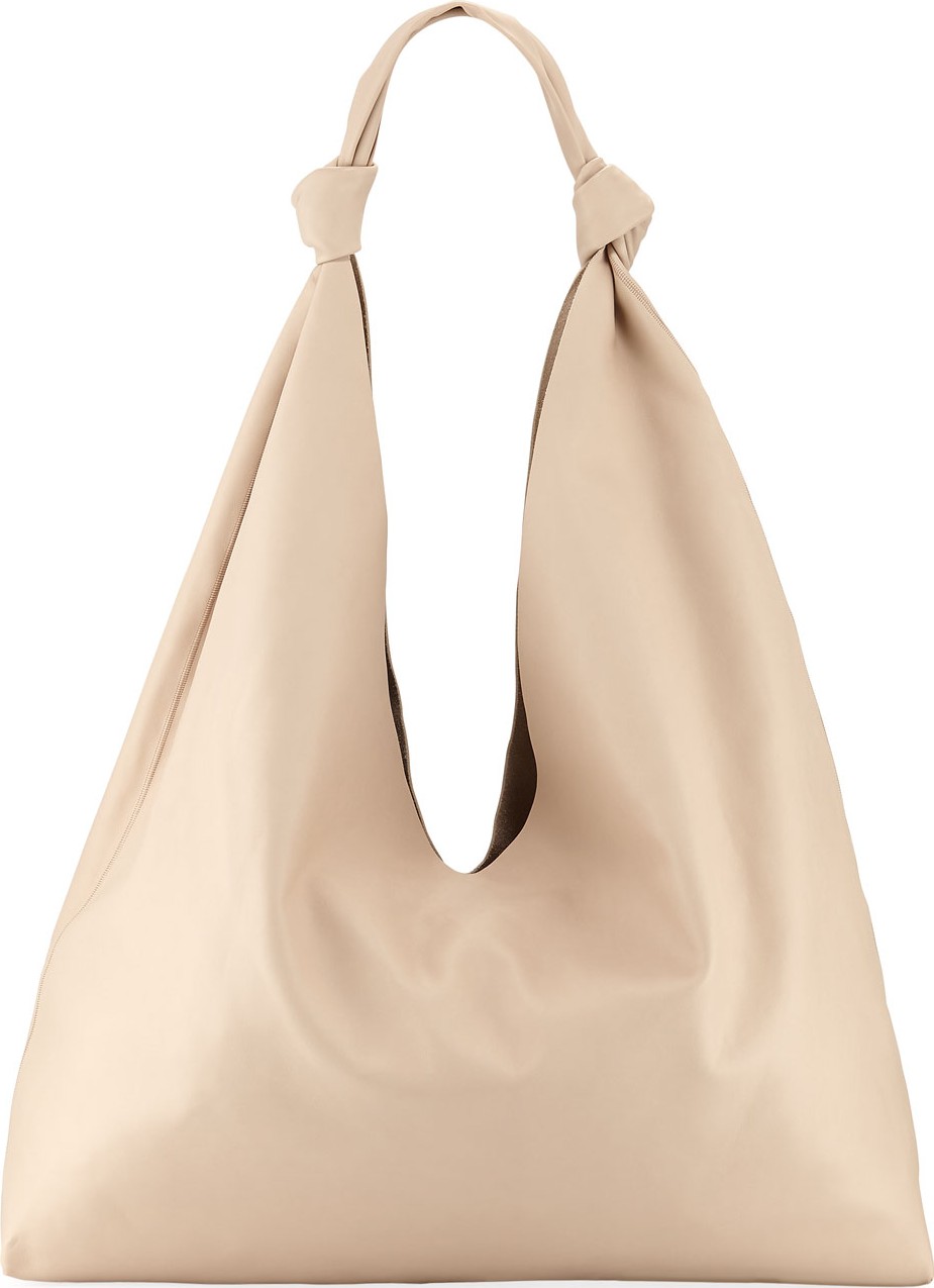 THE ROW Bindle Double-Knots Leather Hobo Bag