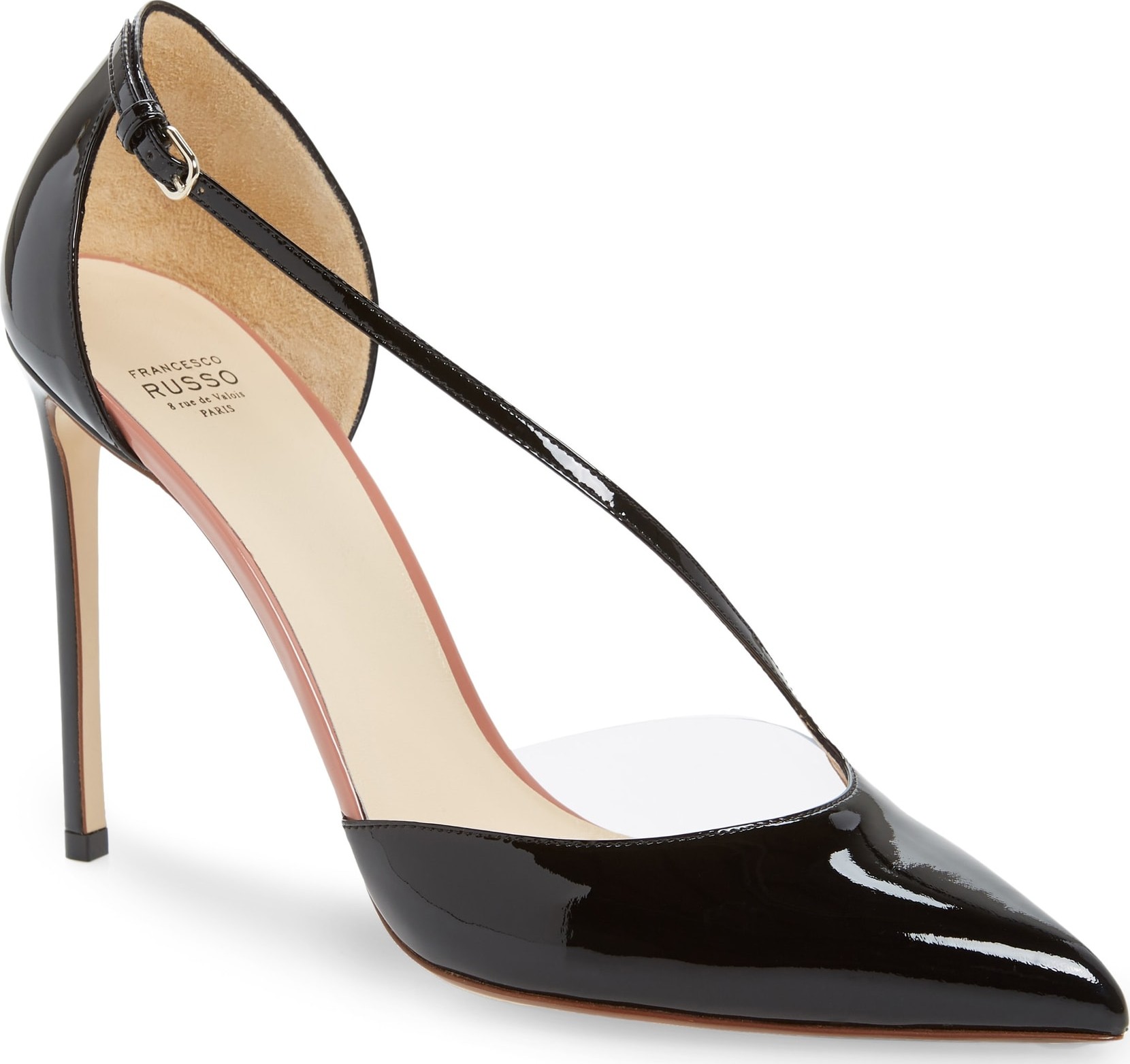 Francesco Russo Cross Strap Pump