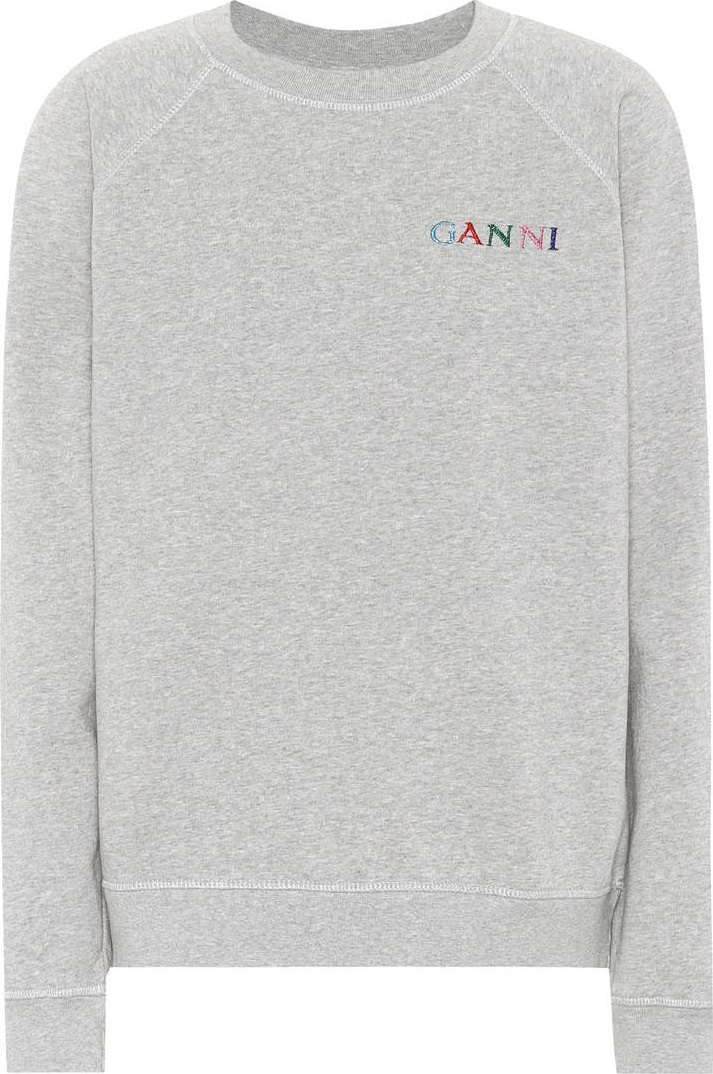 Ganni Lott Isoli cotton sweatshirt