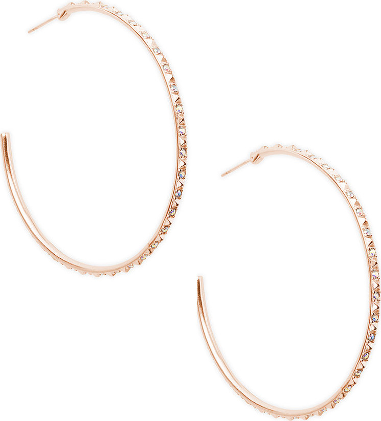 Kendra Scott Val Crystal Hoop Earrings