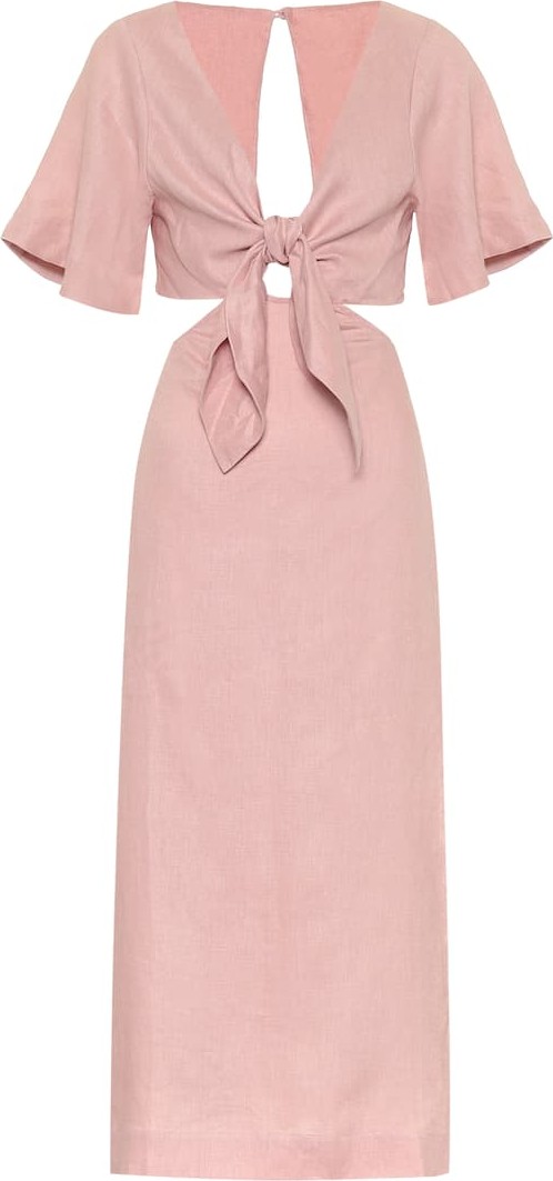Cult Gaia Maya linen midi dress