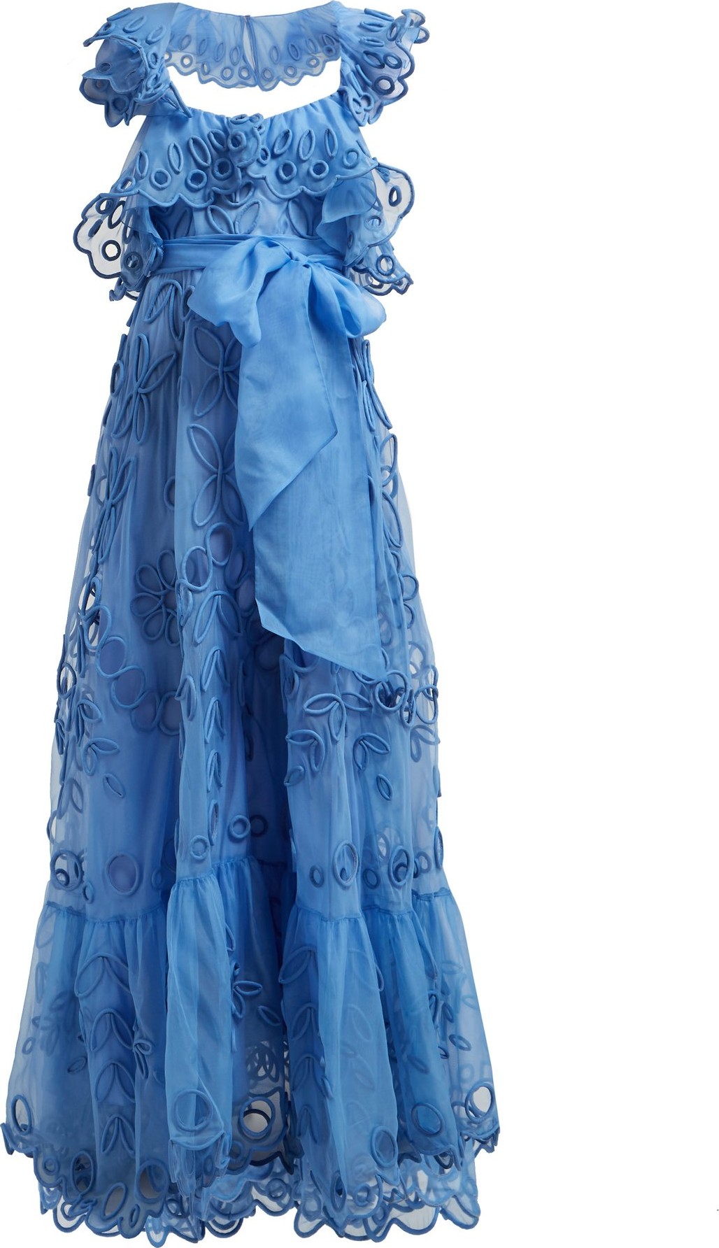 Valentino Ruffled silk-organza gown