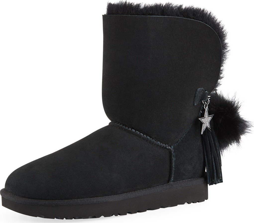 UGG Classic Charm Suede Booties