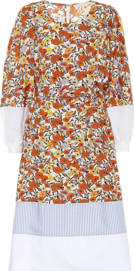 Tory Burch Floral cotton midi dress