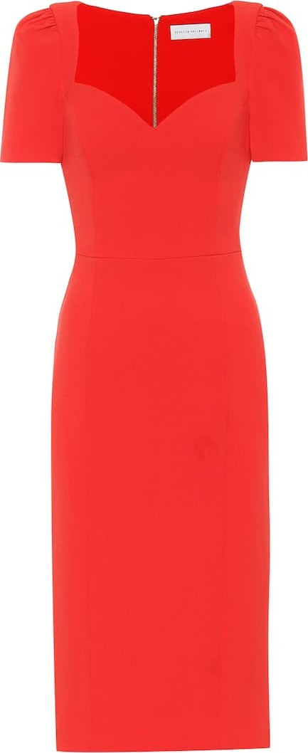 Rebecca Vallance L'amour crêpe midi dress