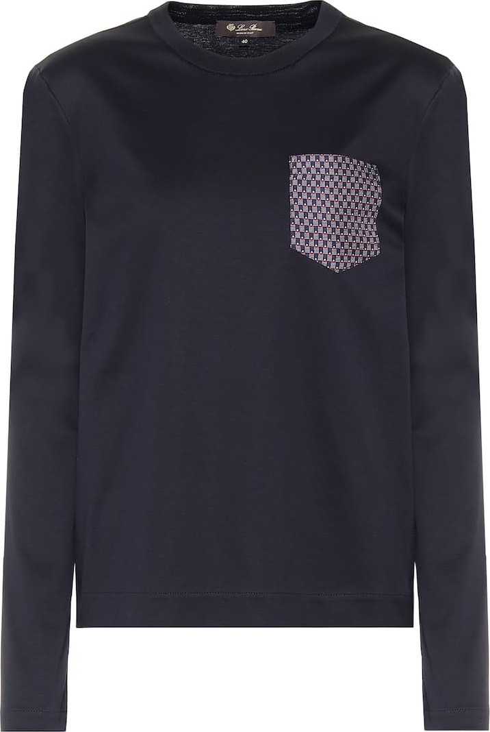 Loro Piana Rhytmic cotton top
