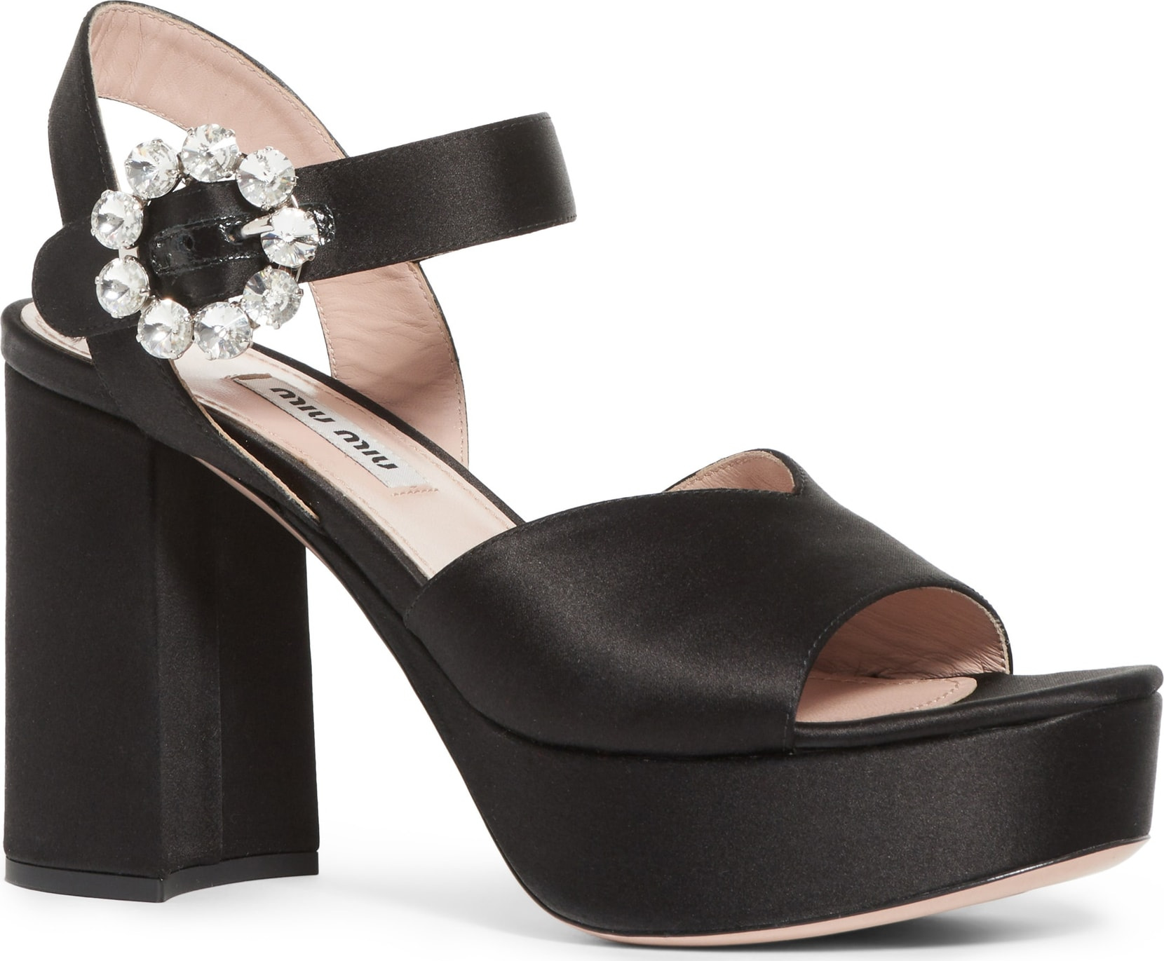 Miu Miu Jewel Platform Sandal