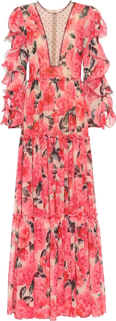 Costarellos Floral gown