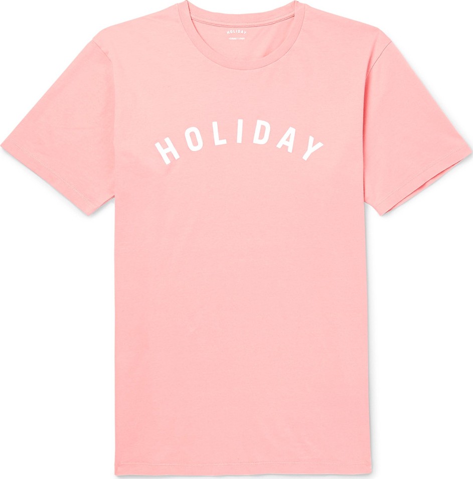 Holiday pink t-shirt