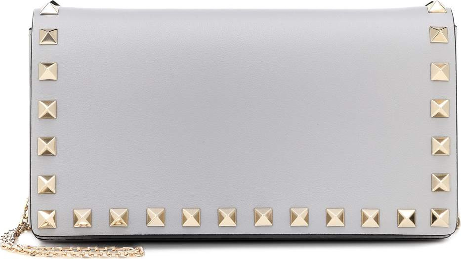 Valentino Valentino Garavani Rockstud leather clutch