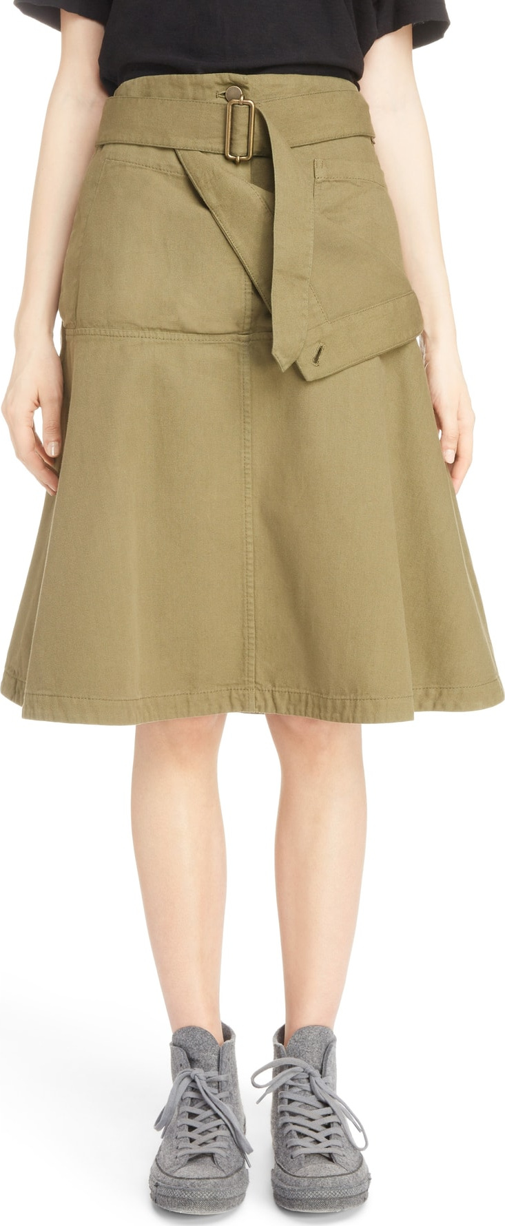 J.W.Anderson Fold Front Skirt