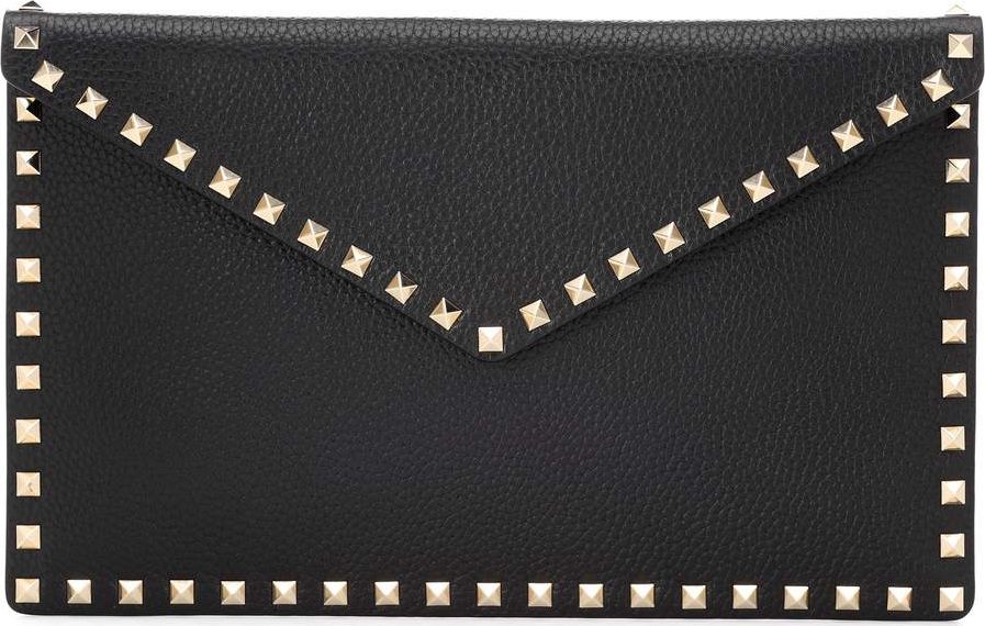 Valentino Valentino Garavani Rockstud leather clutch