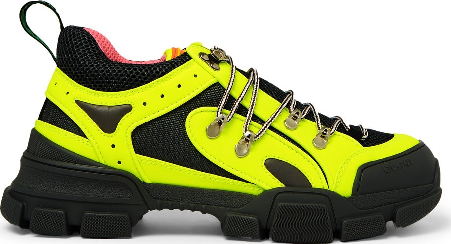 Gucci Flashtrek Reflective Rubber, Leather and Mesh Sneakers