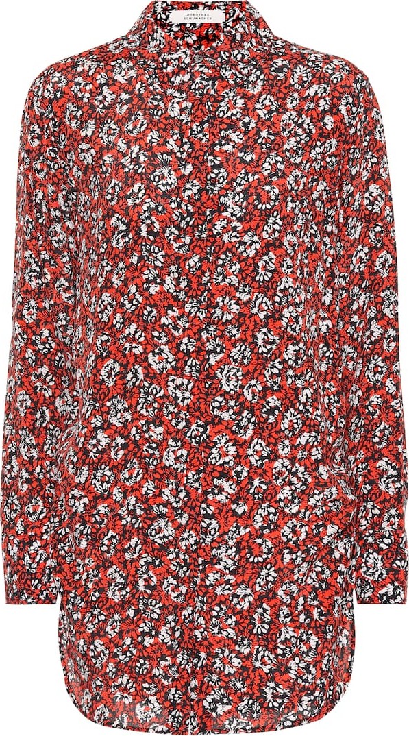 Dorothee Schumacher Daydream Meadow silk-blend shirt