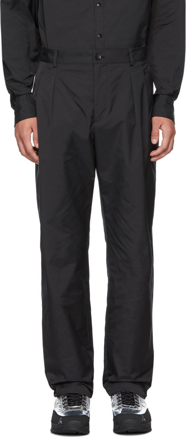 Valentino Black Virgin Wool Trousers