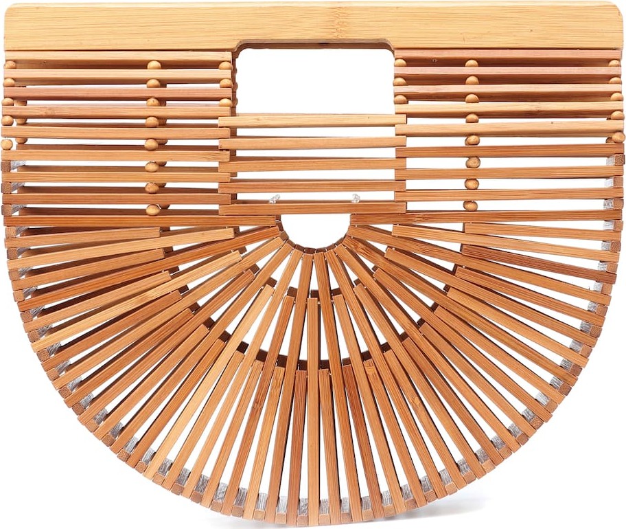 Cult Gaia Ark Bamboo Small clutch