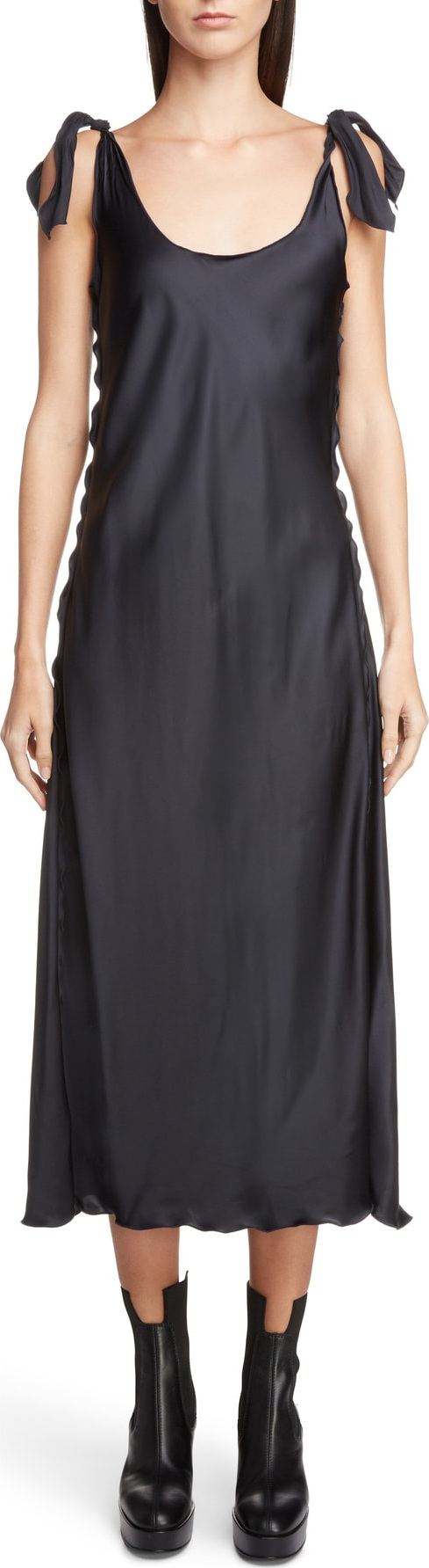 Acne Studios Shiny Slip Dress