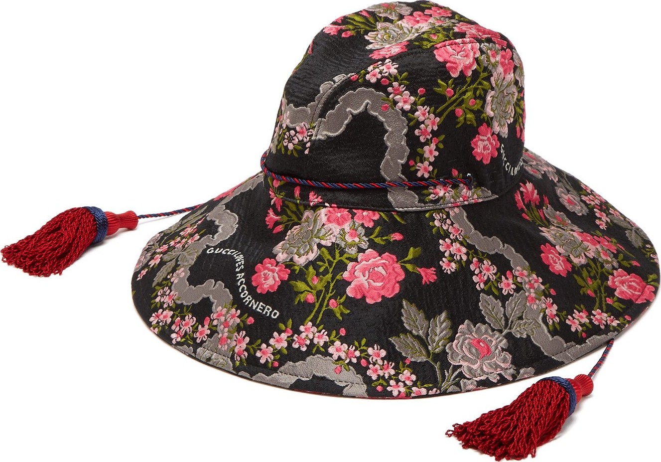 Gucci Floral-jacquard bucket hat