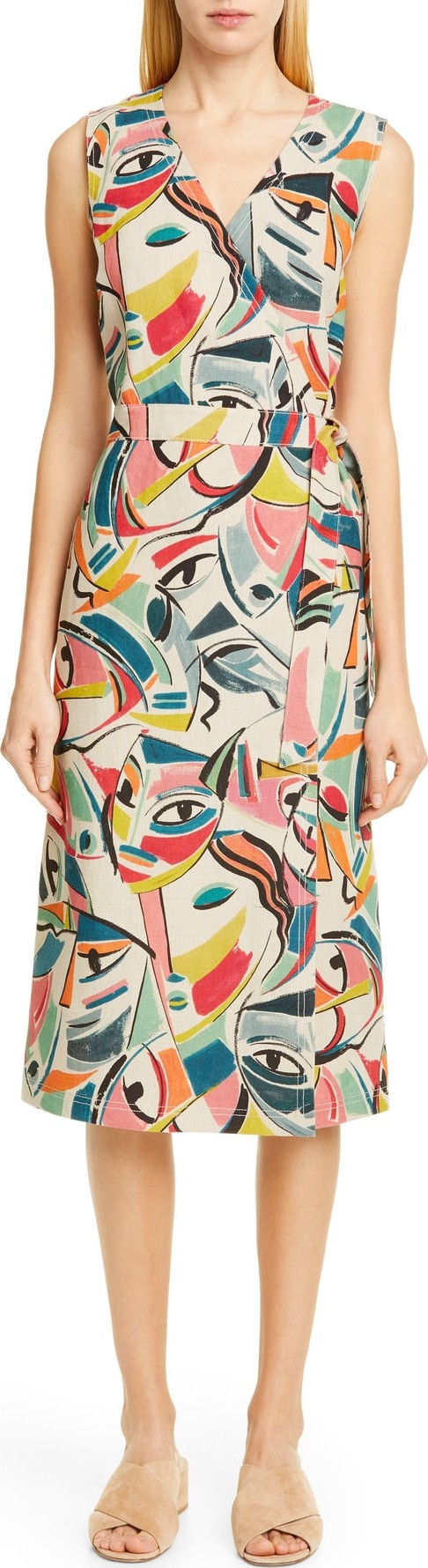 Lafayette 148 New York Pammie A-Line Wrap Dress