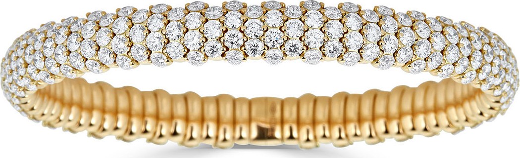 ZYDO Stretch 18k Gold & Diamond Bracelet, 10.45tcw