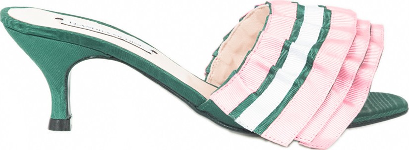 Leandra Medine The Webster x Leandra Medine Exclusive Ruffle Mule