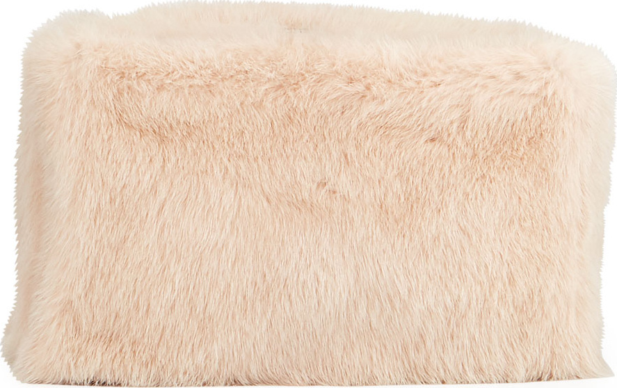 Proenza Schouler Mink Fur Frame Clutch Bag