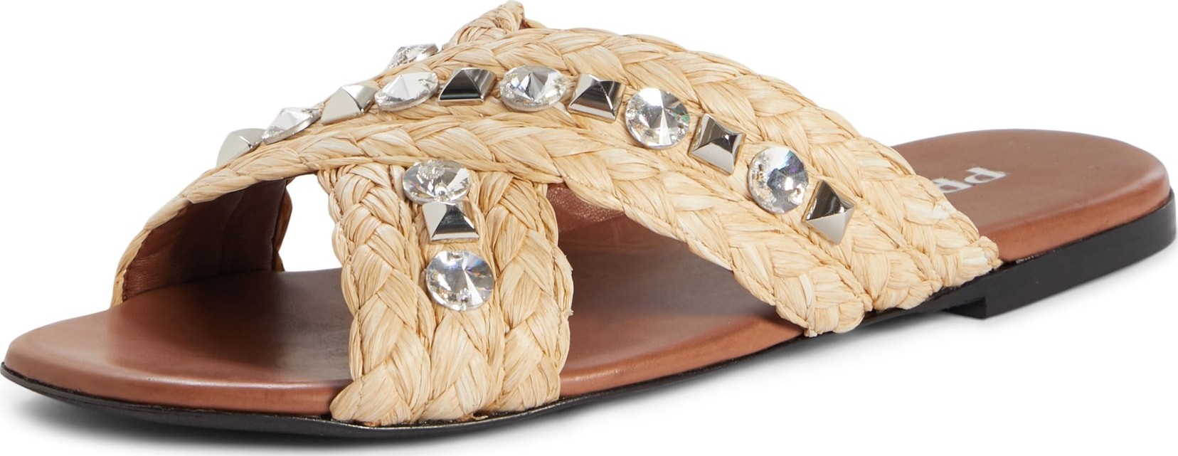 Prada Embellished Slide Sandal