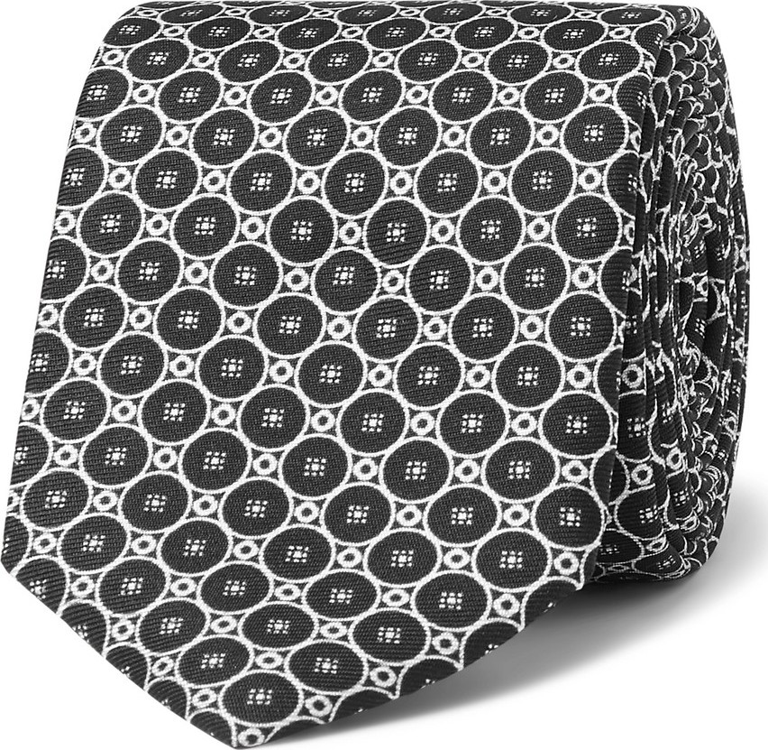 Dolce & Gabbana Printed Silk-Faille Tie