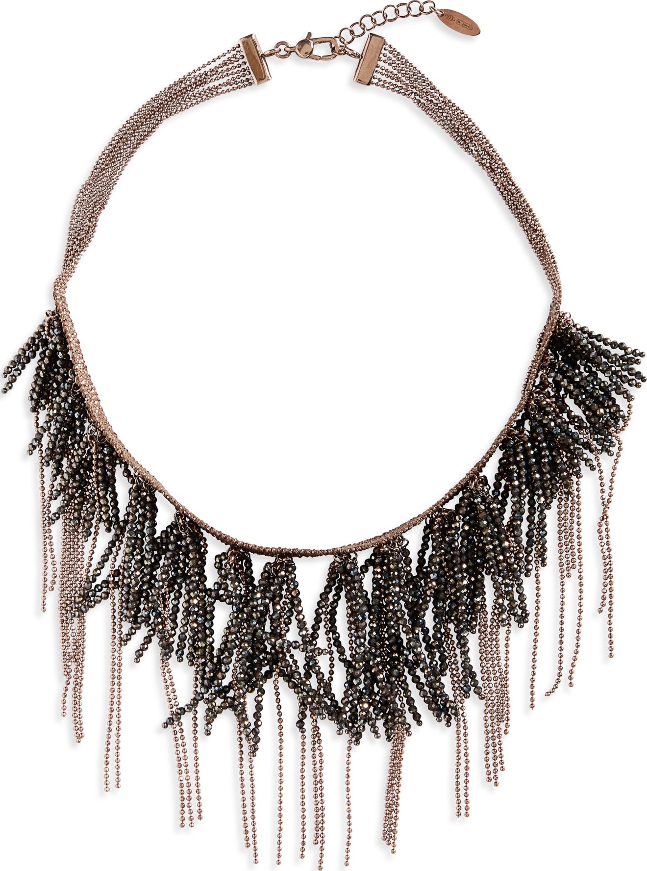 Brunello Cucinelli Monili Fringe Collar Necklace