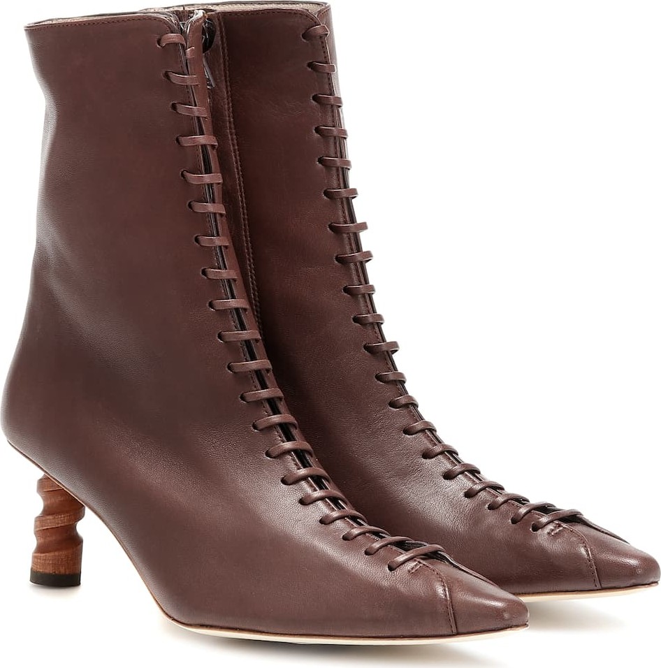 Rejina Pyo Simone leather ankle boots