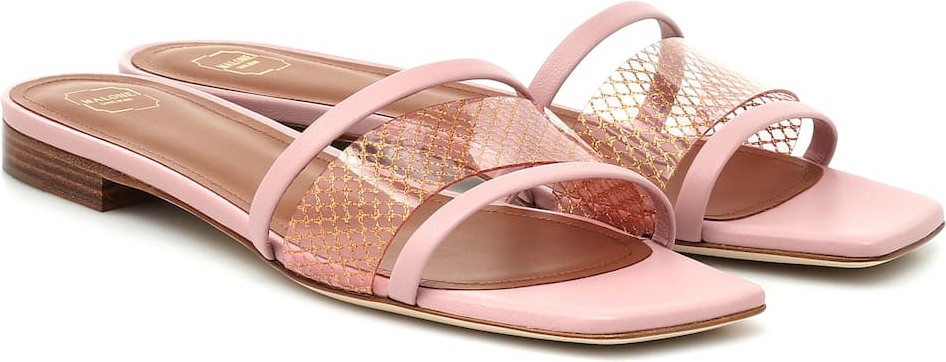 Malone Souliers Demi PVC and leather sandals