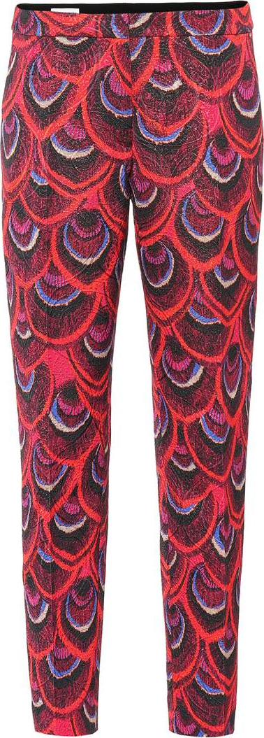 Dries Van Noten Brocade cotton-blend pants