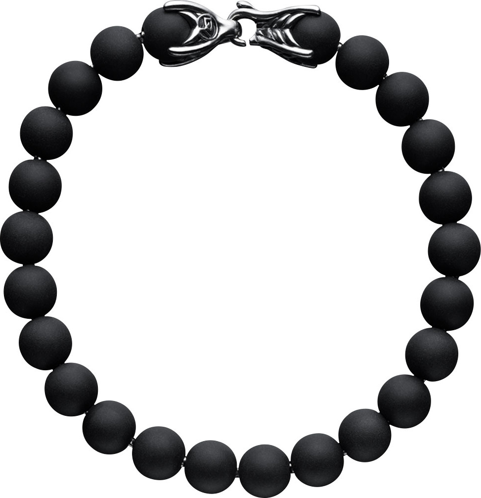 David Yurman Black Onyx Spiritual Bead Bracelet
