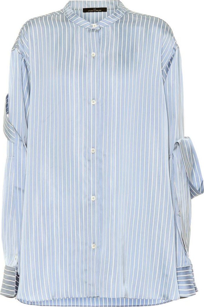 Rokh Striped satin shirt