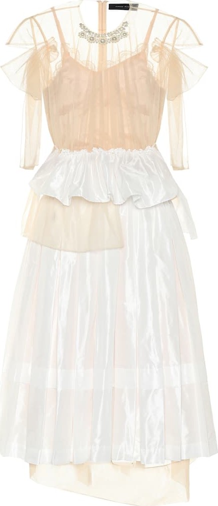 Simone Rocha Tulle and satin midi dress
