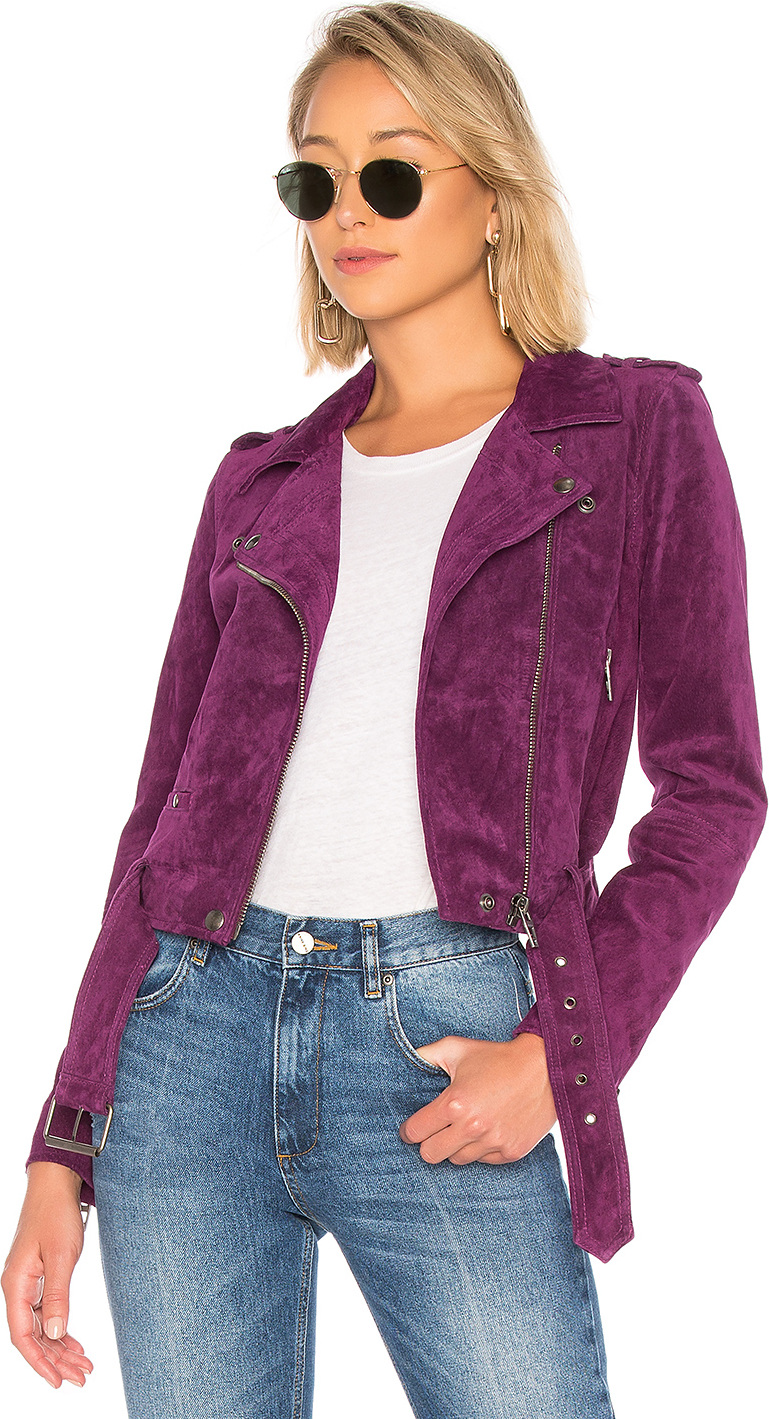 BLANKNYC Suede Moto Jacket